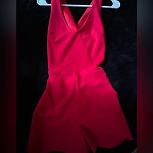 Crosses in back, v neckline